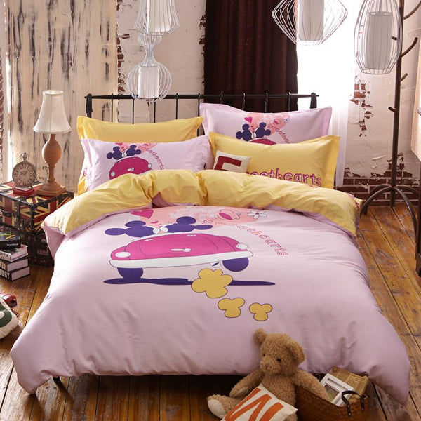 Cute Cartoon Bed Sheet