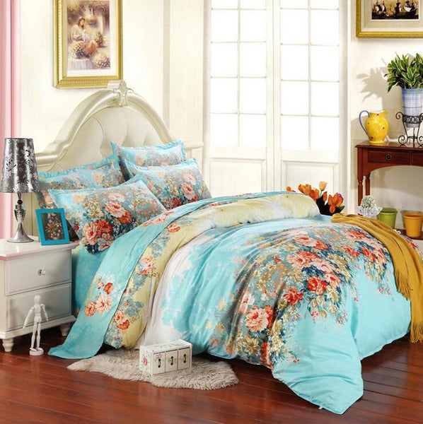 Cotton Flower Bedding Sets