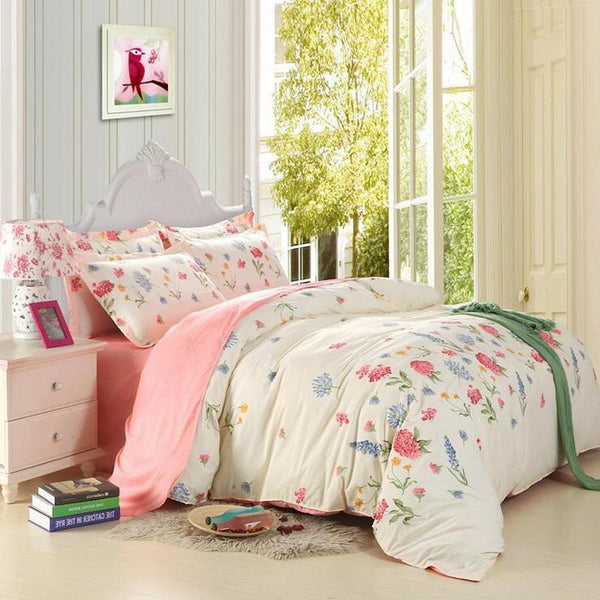 Cotton Flower Bedding Sets