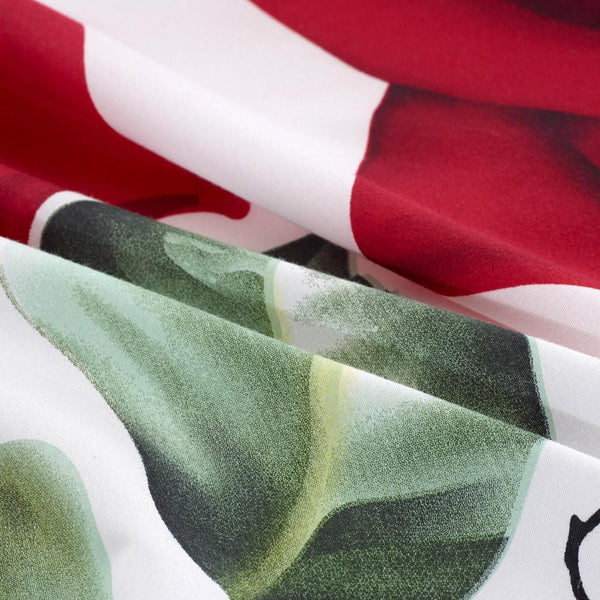 Red Rose Bedding Set
