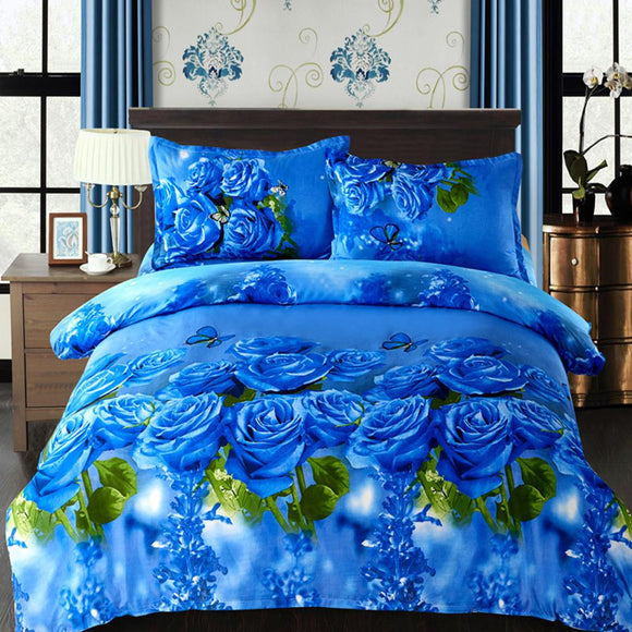 Rose Flower Bed Sheet