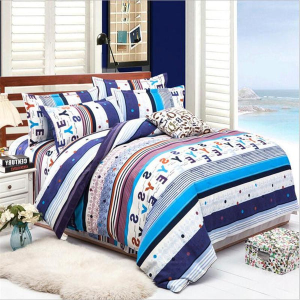 Reactive Printing Bedding Set