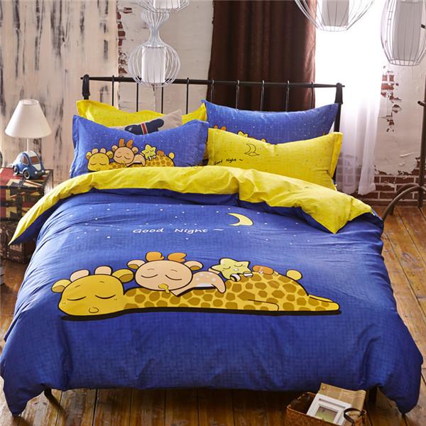 Cute Cartoon Bed Sheet