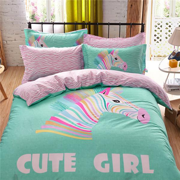 Cute Cartoon Bed Sheet