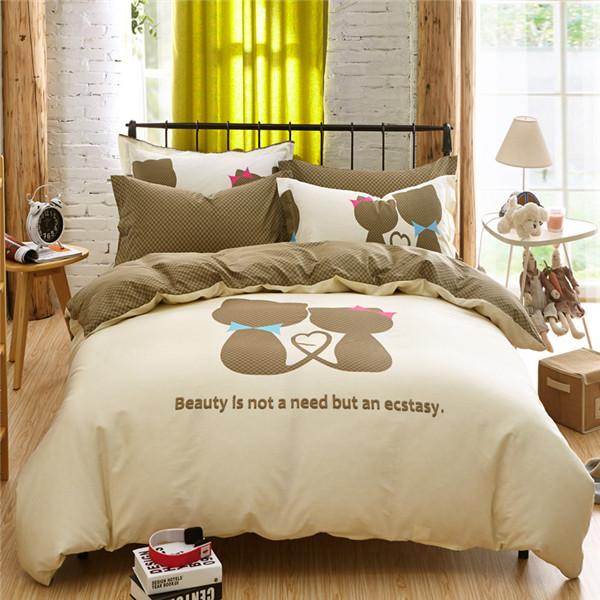 Cute Cartoon Bed Sheet