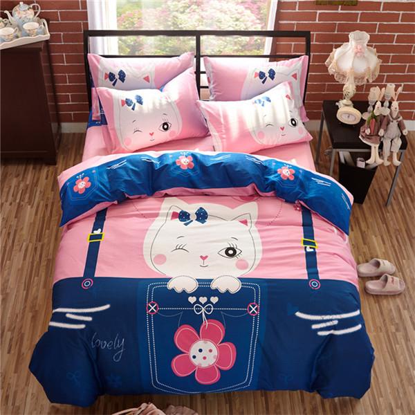Cute Cartoon Bed Sheet