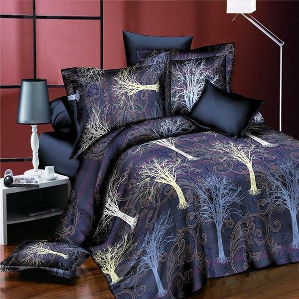 Flower Design Bedding Set